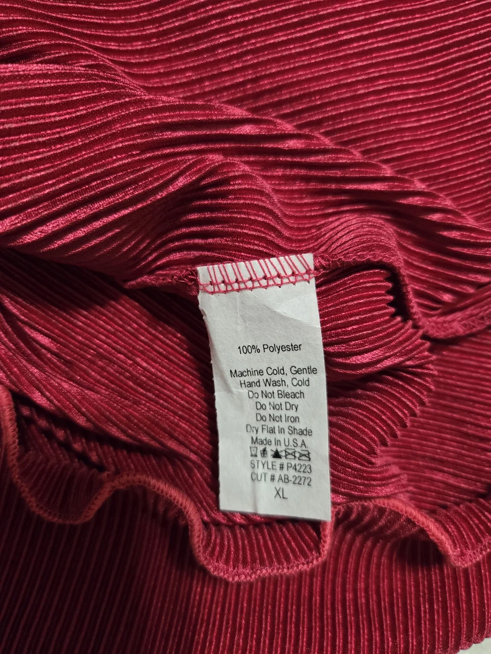 Crushed  Ribbed Crop Pants - Berry Size XL by Zig Zag Stripe. NWOT.